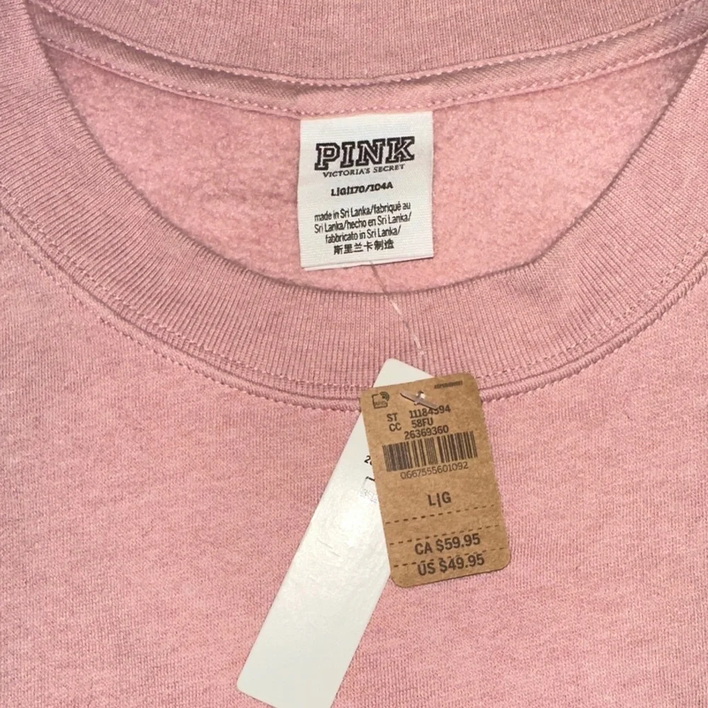 PINK Victoria Secret Blush Crewneck Sweatshirt - Picture 2 of 5